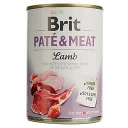 Влажный корм для собак Brit Pate & Meat Lamb с ягненком 400 г