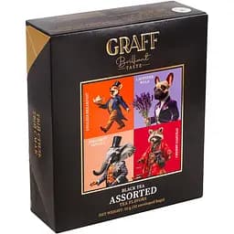 Чай чорний байховий Graff Асорті чайних смаків Graff 52.8 г (32 шт. X 1.65 г)