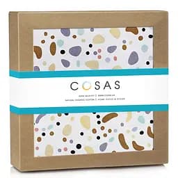 Пелюшки муслінові Cosas Colorful Stones 75x75 см, бежеві