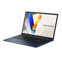 Ноутбук 15" Asus VivoBook 15 X1504VA-BQ2527 Quiet Blue 15.6" (1920x1080, IPS, 60Hz) , Intel Core i3-1315U (6x1.2-4.5GHz), 8GB DDR4, SSD 512GB, Intel UHD, WiFi 6E, BT 5.3, Web, 1xType-C/2xUSB 3.2/1xUSB2.0, HDMI, 42 Wh, DOS