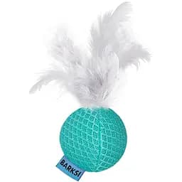 Игрушка для кошек Barksi Мяч с колокольчиком 5 см ментоловая