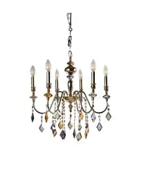 Люстра Edlin PL2416-6 Vanessa E14 6x12W IP20 золотой