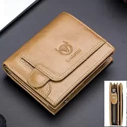 Мужской кожаный кошелек BULL 12х9.5х2.5 см acs0029254