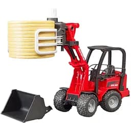 Машинка игрушечная Bruder Мини-погрузчик Schaffer Compact 2630 с аксессуарами (02192)