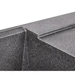 Кухонна мийка Lidz 790x495/230 BLA-03 (LIDZBLA03790495230), Чорний - мініатюра 6