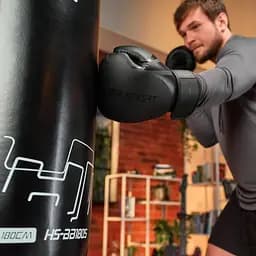 Боксерські рукавиці Hop-Sport HS-BG12 12oz чорні - мініатюра 10