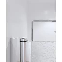 Шторка для ванни Qtap Standard CRM407513APL Pear, Ліва, матовий, хром - мініатюра 3