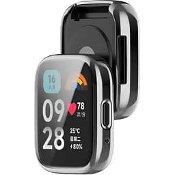 Чохол-накладка DK Silicone Face Case для Xiaomi Redmi Watch 3 Active / 3 Lite (silver) - мініатюра 2