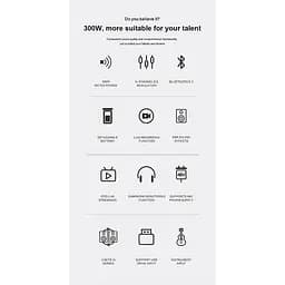 Портативна акустика Xdobo BMTL Artist 300W з пультом бездротова - мініатюра 9