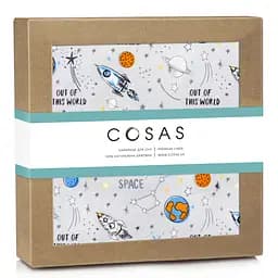 Пелюшки фланелеві Cosas Grey Space 80х100 см, сірі