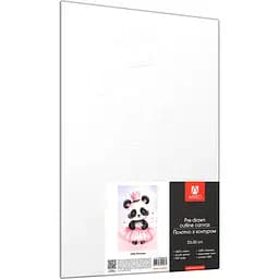 Полотно на ХДФ з контуром Arteo Little Princess 20×30 бавовна акрил - мініатюра 2