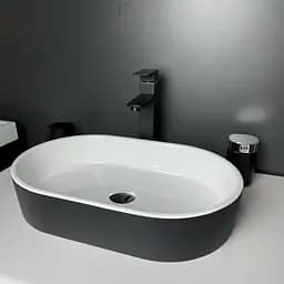 Раковина Adamant Beste New black/white glossy 100003542, Чорний - мініатюра 4