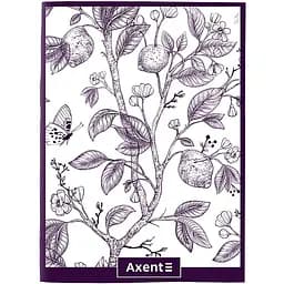 Зошит для записів А4 Axent 48 аркушів клітка сливовий (4780-7-A)