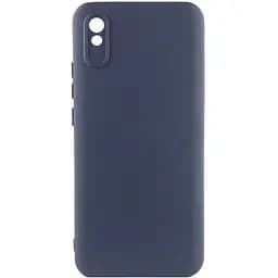 Чехол TPU Getman Liquid Silk Full Camera для Xiaomi Redmi 9A Синий / Midnight Blue