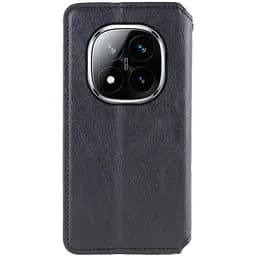 Шкіряний чохол-книжка GETMAN Cubic (PU) для Xiaomi Redmi Note 15 Pro 5G Чорний - мініатюра 3