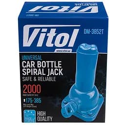 Домкрат механічний телескопічний Vitol 2 т 180-385 мм 4 кг (DM-3852T) - мініатюра 9
