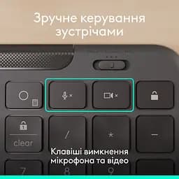 Клавіатура Logitech Signature Slim K620 for Business USB-C UA Graphite (920-013333) - мініатюра 8