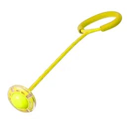 Інтерактивна нейроскакалка MS 3235 із LED-підсвічуванням, для розвитку координації та баланс, жовта