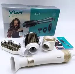 Фен-щітка VGR V-493 4в1 стайлер для об'єму укладання волосся 1000 Вт білий - мініатюра 2