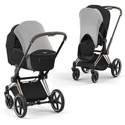 Сонцезахисний чохол для візочка Cybex Light Grey (522000407) - мініатюра 3
