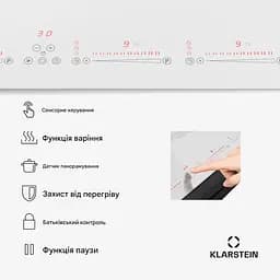 Гібридна індукційна варильна поверхня Klarstein Masterzone 77 (10045793) - мініатюра 3