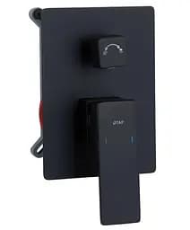 Душова система для душу Qtap Gemini прихованого монтажу Black Matt QTGEM113BLM45697 - мініатюра 2
