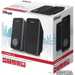 Акустична система Trust Arys 2.0, 14Вт, USB/AUX, чорний 20179_TRUST - мініатюра 5