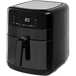 Аерофритюрниця Camry CR 6311B 5 л 1700 Вт сенсорна 9 програм 80-200°C безжирова фритюрниця чорна