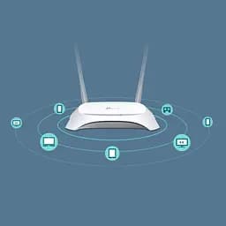 Бездротовий маршрутизатор - мережевий роутер TP-LINK TL-MR3420 - мініатюра 7