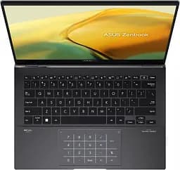 Ноутбук ASUS Zenbook 14 UM3402YA-KP245 14WQXGA IPS/AMD R7-5825U/16/1024F/int/noOS/Black (90NB0W95-M00EX0) - мініатюра 9