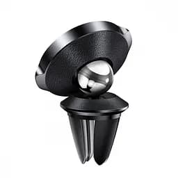 Тримач в машину Baseus Small Ears Series Magnetic Bracket Leather Air Outlet Type чорний (18051) - мініатюра 8
