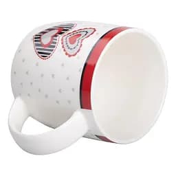 Чашка порцелянова I love you 400 мл, білий Liling Rongxiang Ceramic RX-N240147W - мініатюра 2