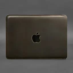 Шкіряний чохол BlankNote для MacBook 14 дюйм Темно-коричневий Crazy Horse - мініатюра 5