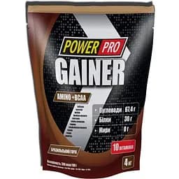 Гейнер Power Pro Gainer Бразильский орех 4 кг