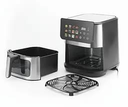 Аерофритюрниця Domotec MS-3224 сенсорне управління приготування з мінімальною кількістю масла LED-дисплей 4500 Вт Чорний - мініатюра 2