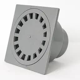 Трап вертикальный Pestan 50 мм с пластиковой решеткой 150х150 мм (240159)