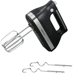 Ручний міксер Sokany SK-6632 з насадками для тесту 5 швидкостей 300Вт Чорний