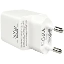 Швидка GaN зарядка 33W Remax RP-U26 PD+QC 1xType-c 1xUSB Білий - мініатюра 2