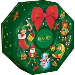 Новорічний подарунковий набір Roshen №7 Різдвяний вінок 472 г