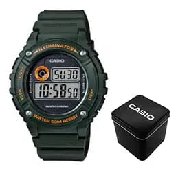 Чоловічий годинник Casio W-216H-3B Темно-Зелений ( AT1141-0120 )