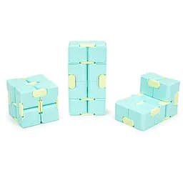Антистрес кубик-трансформер Infinity Cube Bambi IGR133(Turquoise) пастельні кольори