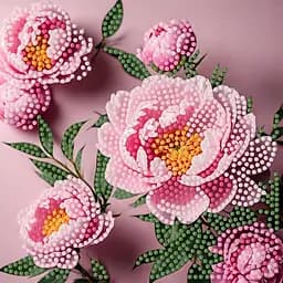 Алмазна мозаїка Рожева мрія Strateg ZAV1818-13, 18х18 см