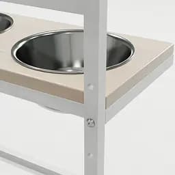 Hollky Flex L — регульовані миски на підставці для великих собак (2 × 1.8 л) - мініатюра 8
