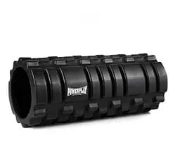 Масажний ролик (роллер) PowerPlay 4025 Massage Roller Чорний (33x14 см) (PP_4025_Black)