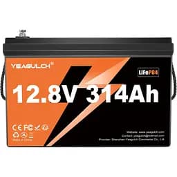 Акумулятор Yeagulch LiFePO4 12V (12.8V/314Ah/4019Wh) (YEAGULCH-12/8V/314Ah)