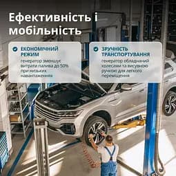 Інверторний генератор газ/бензин Konner&Sohnen 8/8.5 кВт KS 8100iEG 1/3 - мініатюра 15