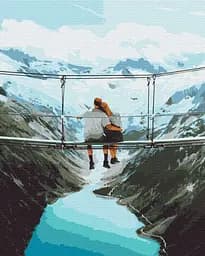 Картина по номерам на подрамнике Brushme Я покажу тебя миру