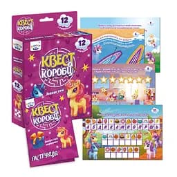 Гра настільна Vladi Toys, розважальна, Квест у коробці, Єдиноріжки, VT5902-01