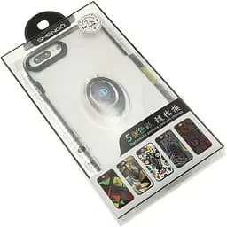 Бампер Shengo SG185 Soft TPU+PC 5 Papers inside Kickstand Cover IPhone 7 Plus/8 Plus Mix - мініатюра 2