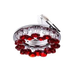 Світильник точковий Brille декоративний HDL-G198 CH CL/RED MR16 L13-059